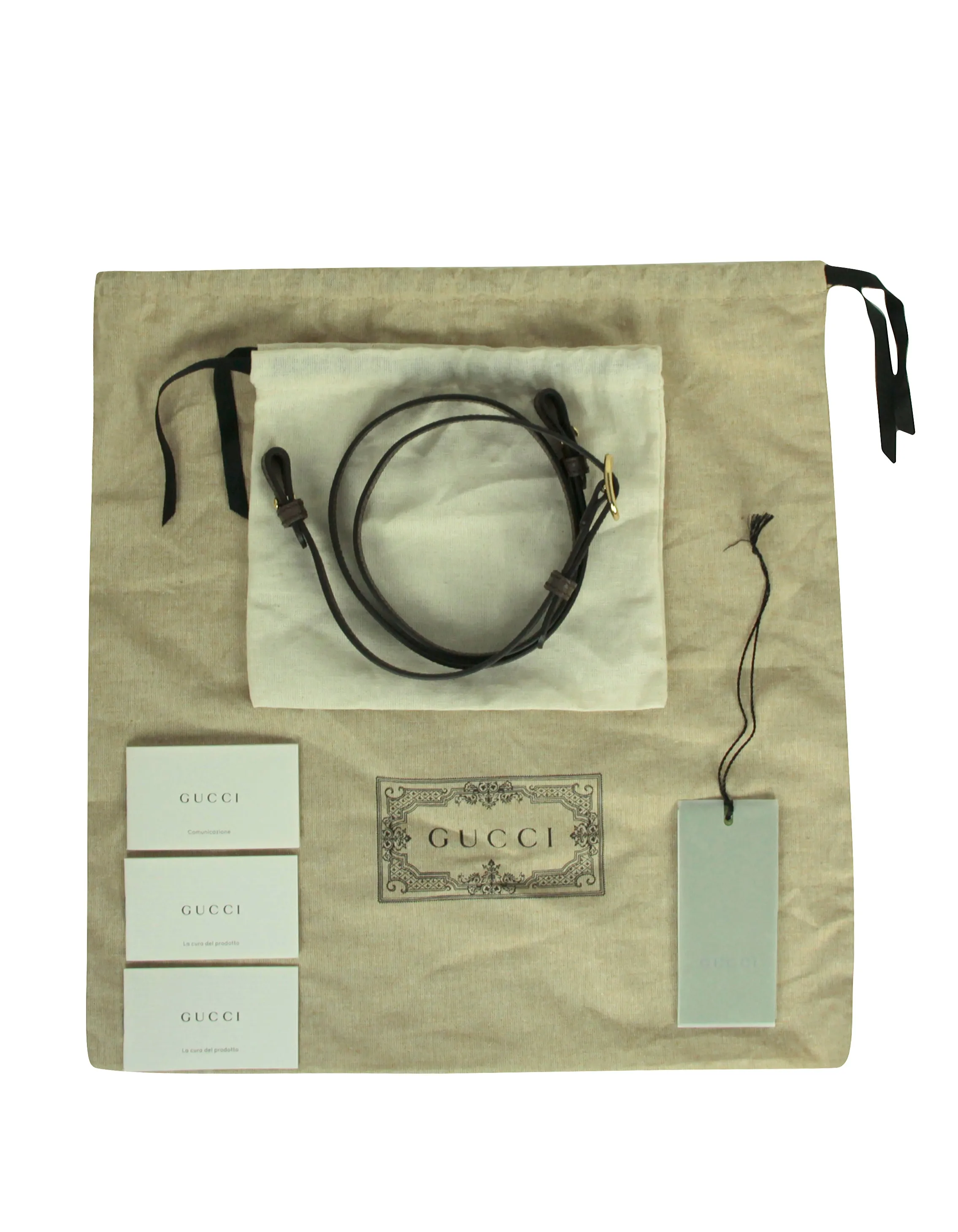 Gucci Beige/Ebony Ophidia Mini GG Supreme Crossbody Shoulder Bag